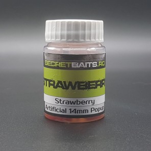 Secret Baits Artificial Popup 14mm Strawberry Flavour